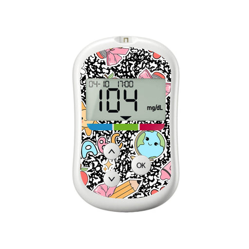 Peelz Cute Class OneTouch Verio Flex Glucometer Sticker - Pump Peelz Peelz/Stickers
