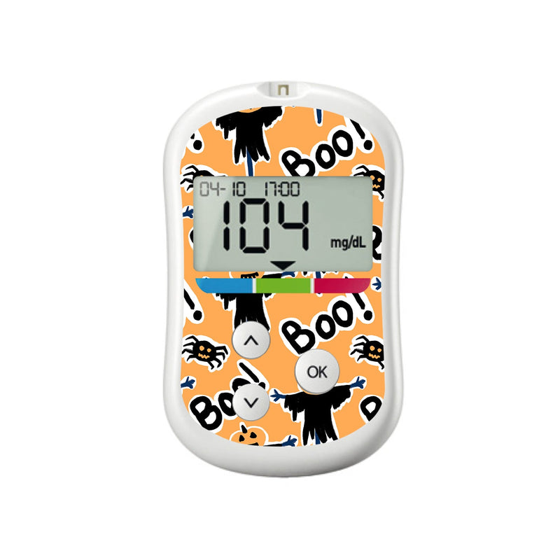 Peelz Pumpkin Boo OneTouch Verio Flex Glucometer Sticker - Pump Peelz Peelz/Stickers
