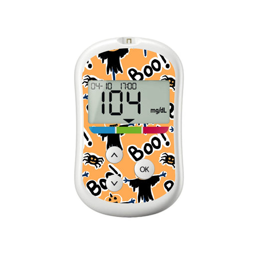 Peelz Pumpkin Boo OneTouch Verio Flex Glucometer Sticker - Pump Peelz Peelz/Stickers