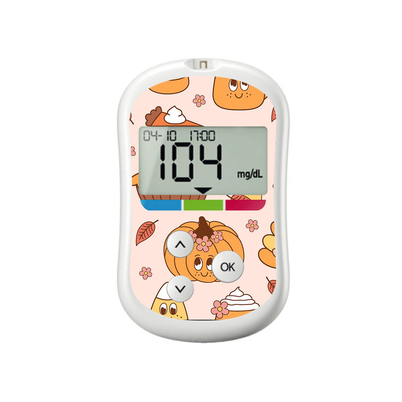 Peelz Cozy Harvest OneTouch Verio Flex Glucometer Sticker - Pump Peelz Peelz/Stickers