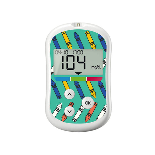 Peelz Crayon Pop OneTouch Verio Flex Glucometer Sticker - Pump Peelz Peelz/Stickers