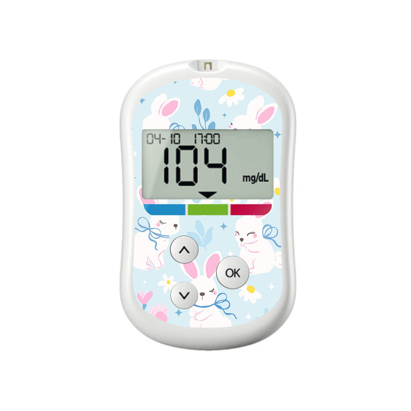 Peelz Sweet Bunnies OneTouch Verio Flex Glucometer Sticker - Pump Peelz Peelz/Stickers