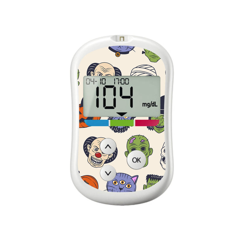 Peelz Monster Mash OneTouch Verio Flex Glucometer Sticker - Pump Peelz Peelz/Stickers