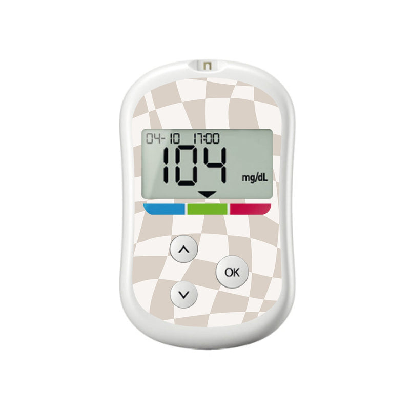 Peelz Creamy Check OneTouch Verio Flex Glucometer Sticker - Pump Peelz Peelz/Stickers