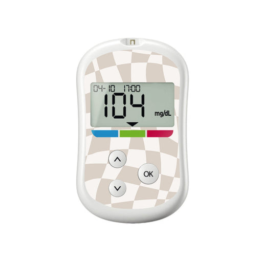 Peelz Creamy Check OneTouch Verio Flex Glucometer Sticker - Pump Peelz Peelz/Stickers