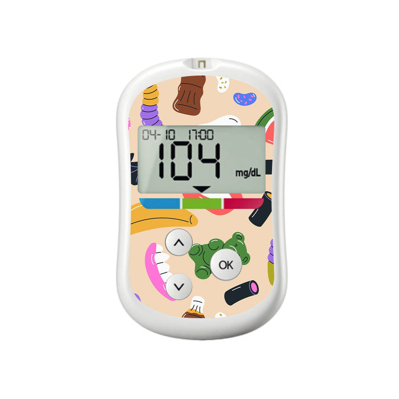 Peelz Candy Chaos OneTouch Verio Flex Glucometer Sticker - Pump Peelz Peelz/Stickers