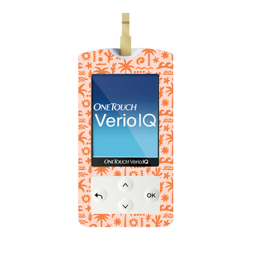 Peelz Terracotta Tides OneTouch Verio IQ Glucometer Sticker - Pump Peelz Peelz/Stickers