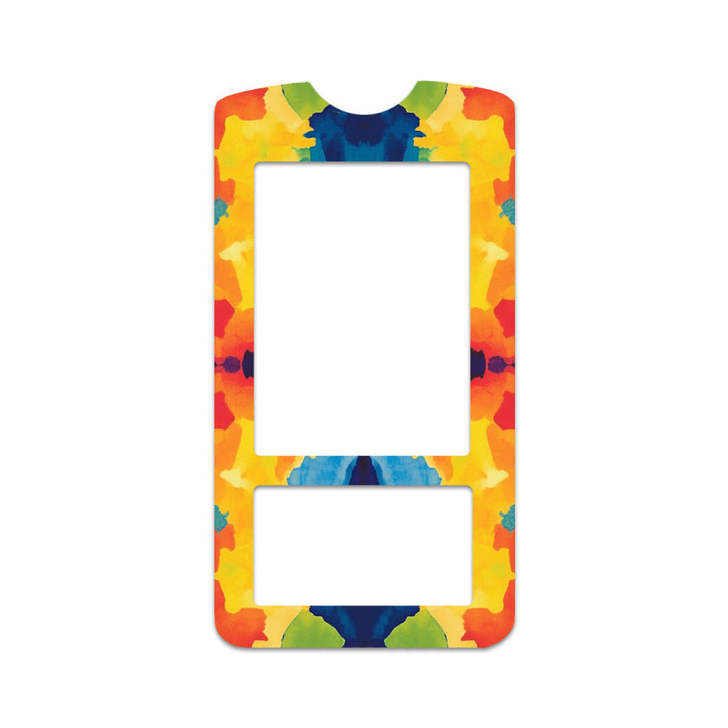 Peelz Bright Tie Dye OneTouch Verio IQ Glucometer Peelz/Stickers