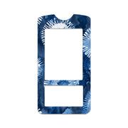 Peelz Monochrome Blue Tie Dye for OneTouch Verio IQ Glucometer Peelz/Stickers