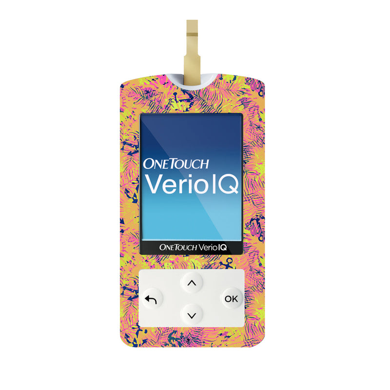 Peelz Electric Island OneTouch Verio IQ Glucometer Sticker - Pump Peelz Peelz/Stickers