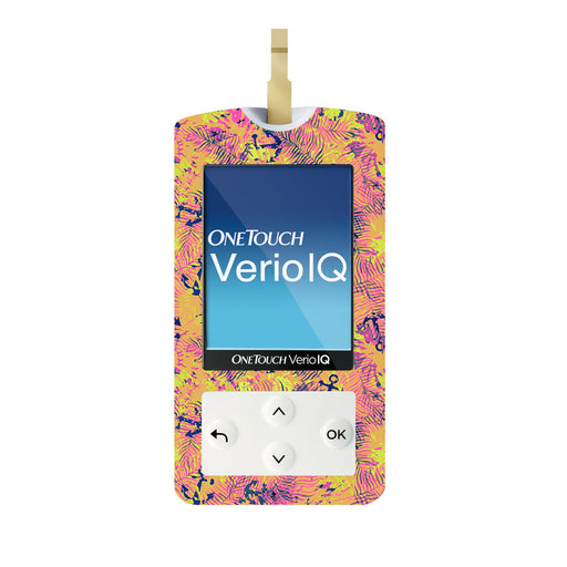 Peelz Electric Island OneTouch Verio IQ Glucometer Sticker - Pump Peelz Peelz/Stickers