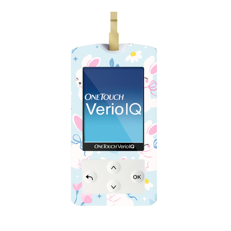 Peelz Sweet Bunnies OneTouch Verio IQ Glucometer Sticker - Pump Peelz Peelz/Stickers