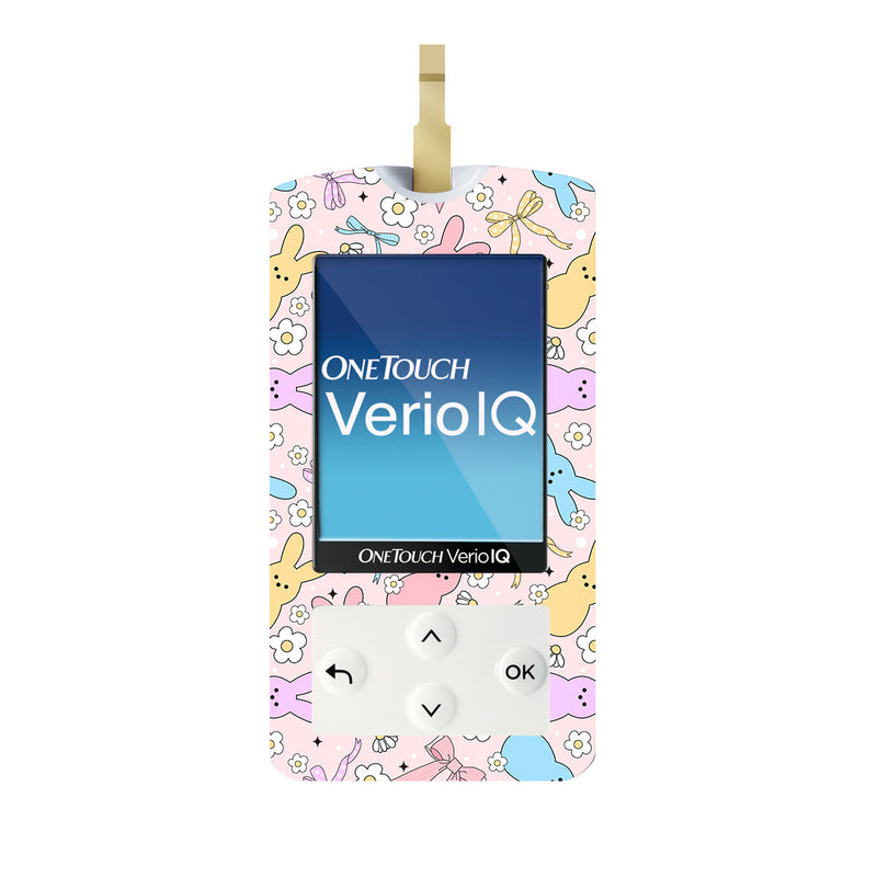 Peelz Hoppy Spring OneTouch Verio IQ Glucometer Sticker - Pump Peelz Peelz/Stickers