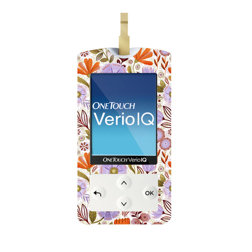 Peelz Autumn Meadow OneTouch Verio IQ Glucometer Sticker - Pump Peelz Peelz/Stickers