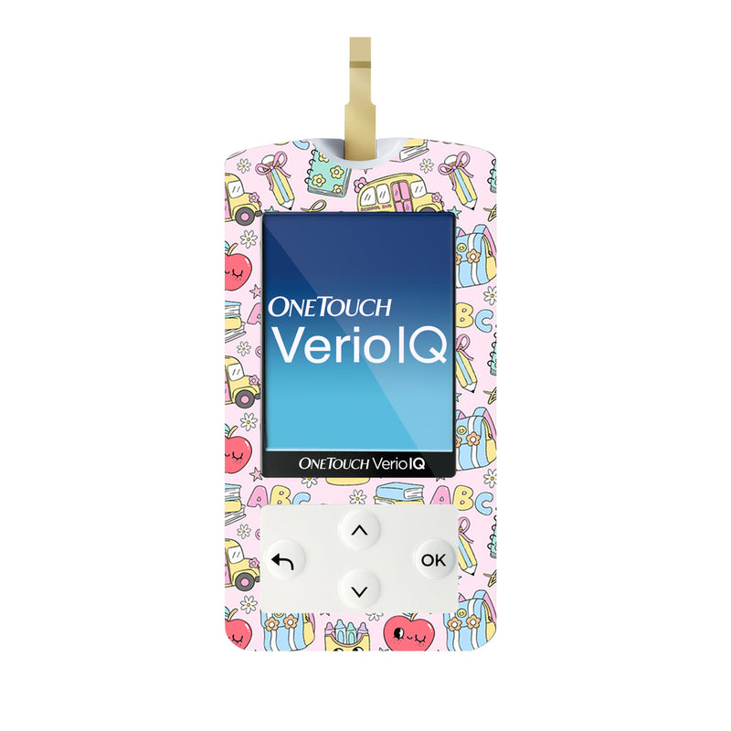 Peelz Tiny Scholar OneTouch Verio IQ Glucometer Sticker - Pump Peelz Peelz/Stickers