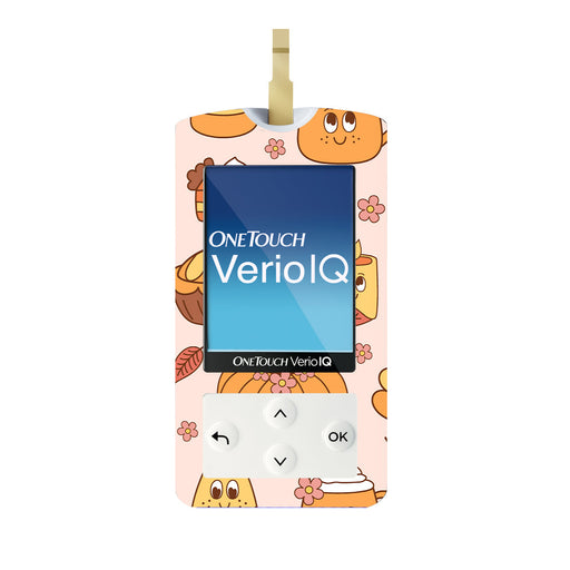 Peelz Cozy Harvest OneTouch Verio IQ Glucometer Sticker - Pump Peelz Peelz/Stickers