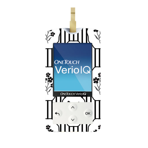 Peelz Midnight Cat OneTouch Verio IQ Glucometer Sticker - Pump Peelz Peelz/Stickers