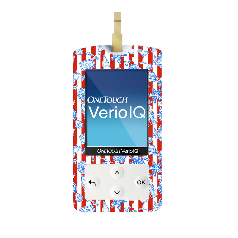 Peelz Spritz Parade OneTouch Verio IQ Glucometer Sticker - Pump Peelz Peelz/Stickers