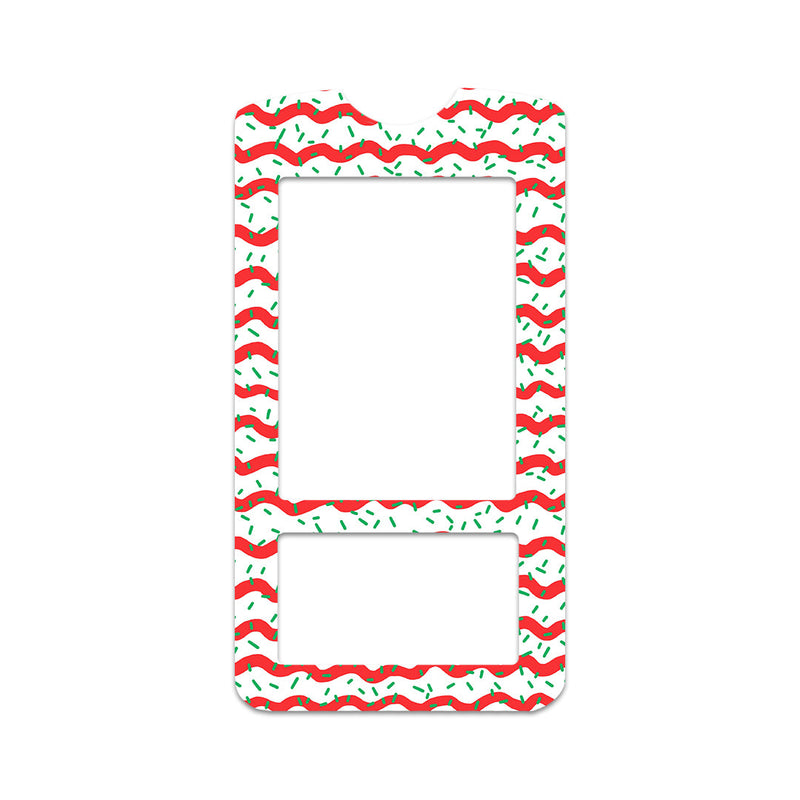 Peelz Christmas Icing OneTouch Verio IQ Glucometer Sticker - Pump Peelz Peelz/Stickers