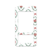 Peelz Poinsettia Parade OneTouch Verio IQ Glucometer Sticker - Pump Peelz Peelz/Stickers