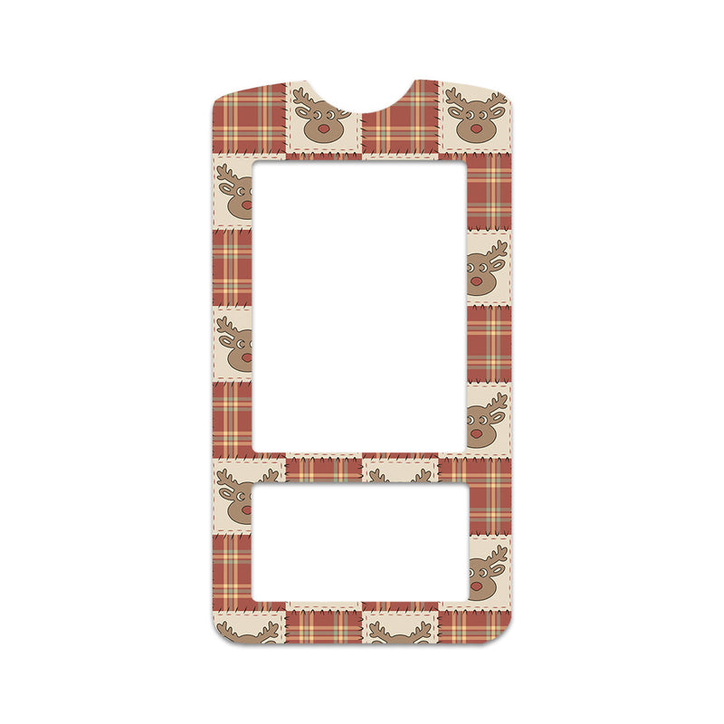 Peelz Rustic Reindeer OneTouch Verio IQ Glucometer Sticker - Pump Peelz Peelz/Stickers