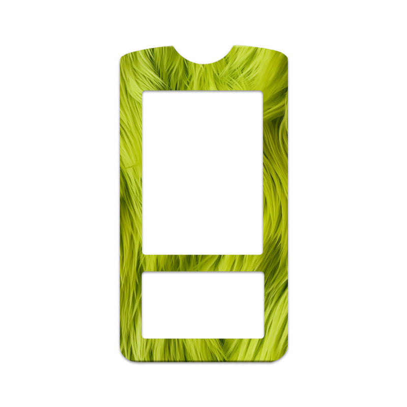 Peelz Green Fur Sticker for OneTouch Verio IQ Glucometer Peelz/Stickers