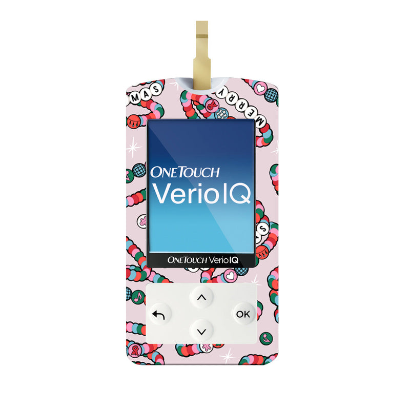 Peelz Merry Swiftmas Sticker for OneTouch Verio IQ Glucometer Peelz/Stickers