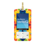 Peelz Bright Tie Dye OneTouch Verio IQ Glucometer Peelz/Stickers