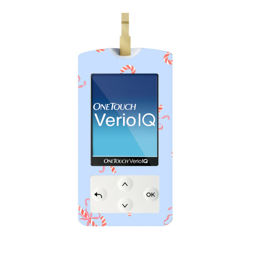 Peelz Candy Cane Lane OneTouch Verio IQ Glucometer Sticker - Pump Peelz Peelz/Stickers