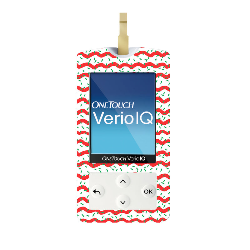 Peelz Christmas Icing OneTouch Verio IQ Glucometer Sticker - Pump Peelz Peelz/Stickers