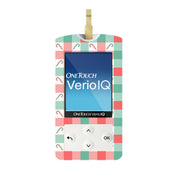 Peelz Peppermint Plaid OneTouch Verio IQ Glucometer Sticker - Pump Peelz Peelz/Stickers