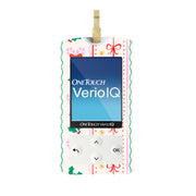 Peelz Holly Jolly Ribbon OneTouch Verio IQ Glucometer Sticker - Pump Peelz Peelz/Stickers