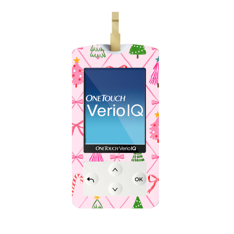 Peelz Coquette Christmas OneTouch Verio IQ Glucometer Sticker - Pump Peelz Peelz/Stickers