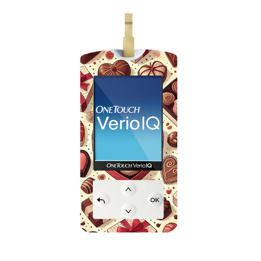 Peelz Chocolate Love for OneTouch Verio IQ Glucometer Peelz/Stickers