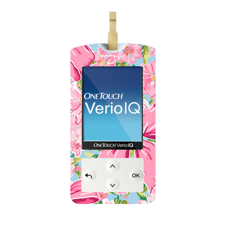 Peelz Blossom Bows for OneTouch Verio IQ Glucometer Peelz/Stickers