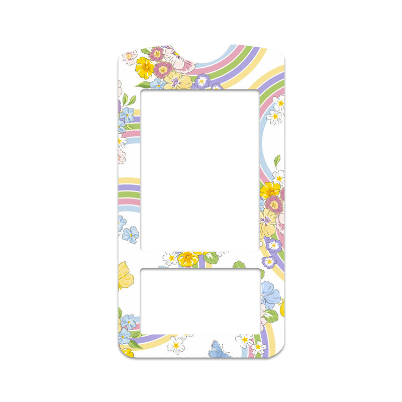 Peelz Rainbow Blooms for OneTouch Verio IQ Glucometer Peelz/Stickers