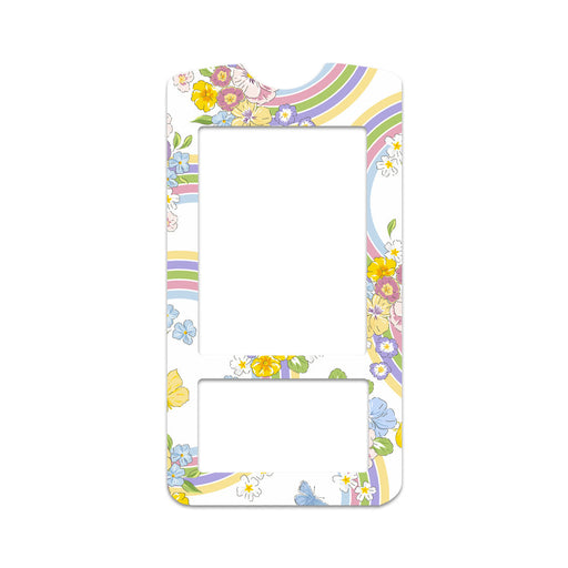 Peelz Rainbow Blooms for OneTouch Verio IQ Glucometer Peelz/Stickers