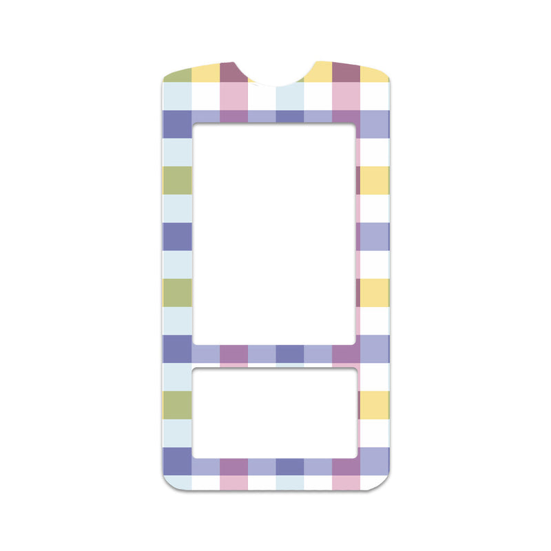 Peelz Spring Plaid for OneTouch Verio IQ Glucometer Peelz/Stickers
