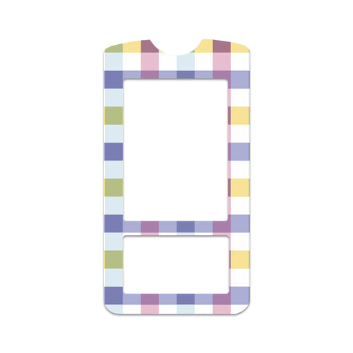 Peelz Spring Plaid for OneTouch Verio IQ Glucometer Peelz/Stickers