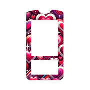 Peelz Sparkly Hearts for OneTouch Verio IQ Glucometer Peelz/Stickers