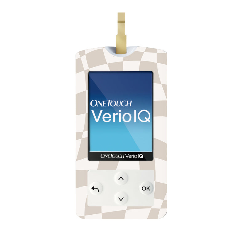Peelz Creamy Check OneTouch Verio IQ Glucometer Sticker - Pump Peelz Peelz/Stickers