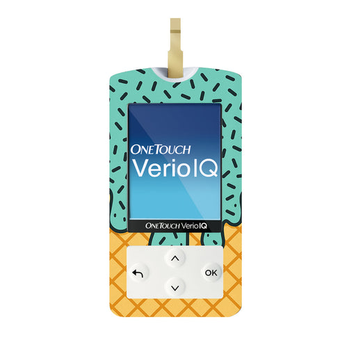 Peelz Ice Cream Social OneTouch Verio IQ Glucometer Sticker - Pump Peelz Peelz/Stickers