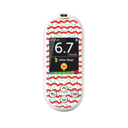 Peelz Christmas Icing OneTouch Verio Reflect Glucometer - Pump Peelz Peelz/Stickers