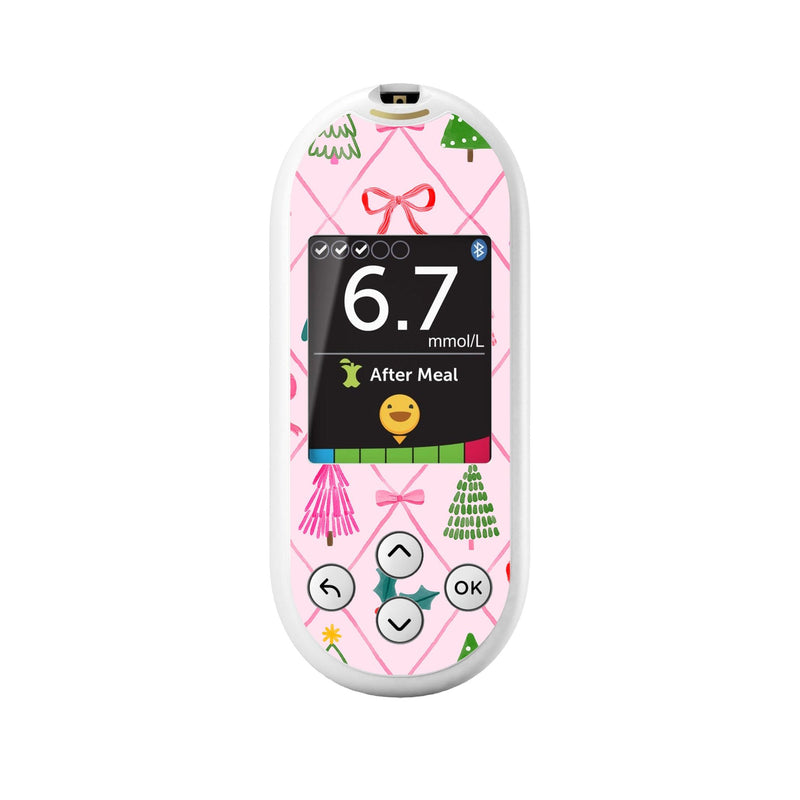 Peelz Coquette Christmas OneTouch Verio Reflect Glucometer - Pump Peelz Peelz/Stickers