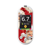 Peelz Jolly Old Saint Nick OneTouch Verio Reflect Glucometer - Pump Peelz Peelz/Stickers