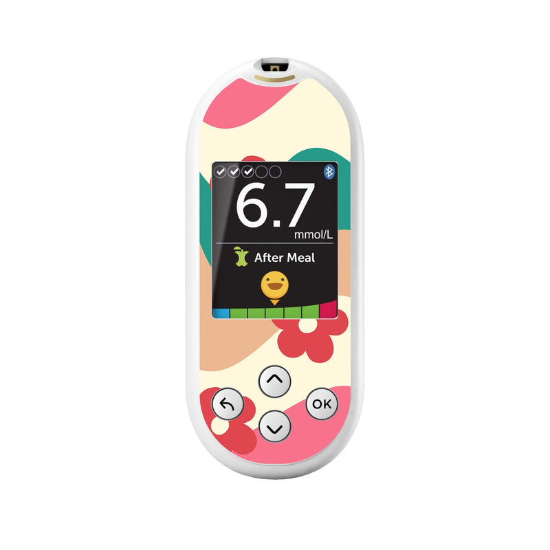 Peelz Retro Noel OneTouch Verio Reflect Glucometer - Pump Peelz Peelz/Stickers