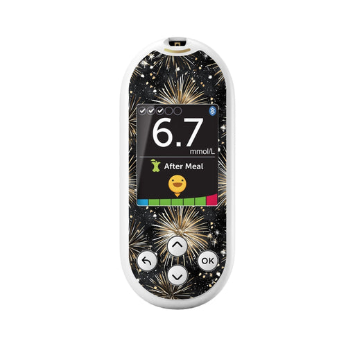 Peelz Fireworks for OneTouch Verio Reflect Glucometer Peelz/Stickers