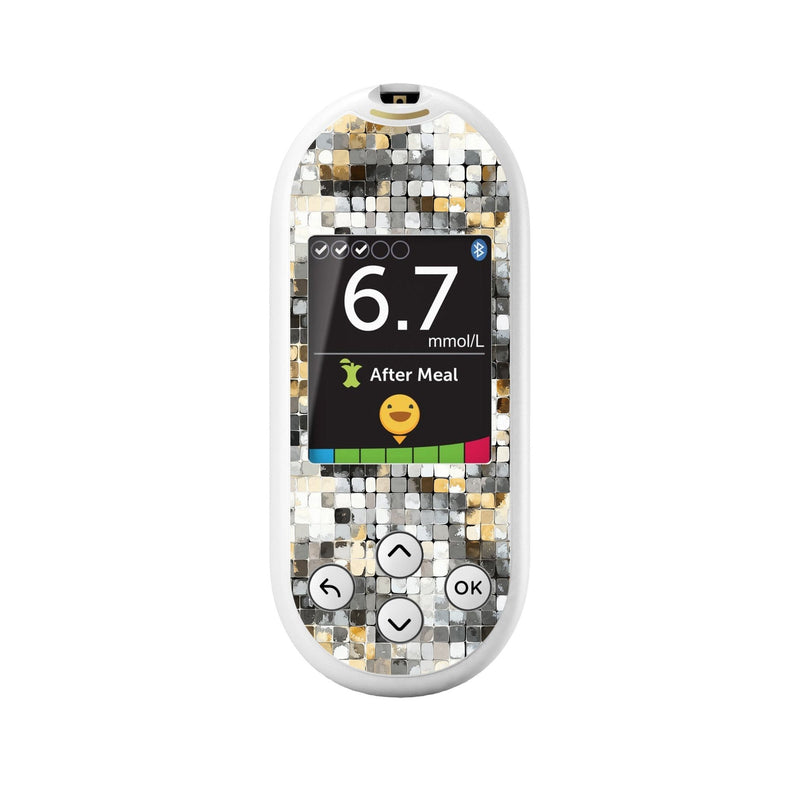 Peelz Champagne Glow for OneTouch Verio Reflect Glucometer Peelz/Stickers