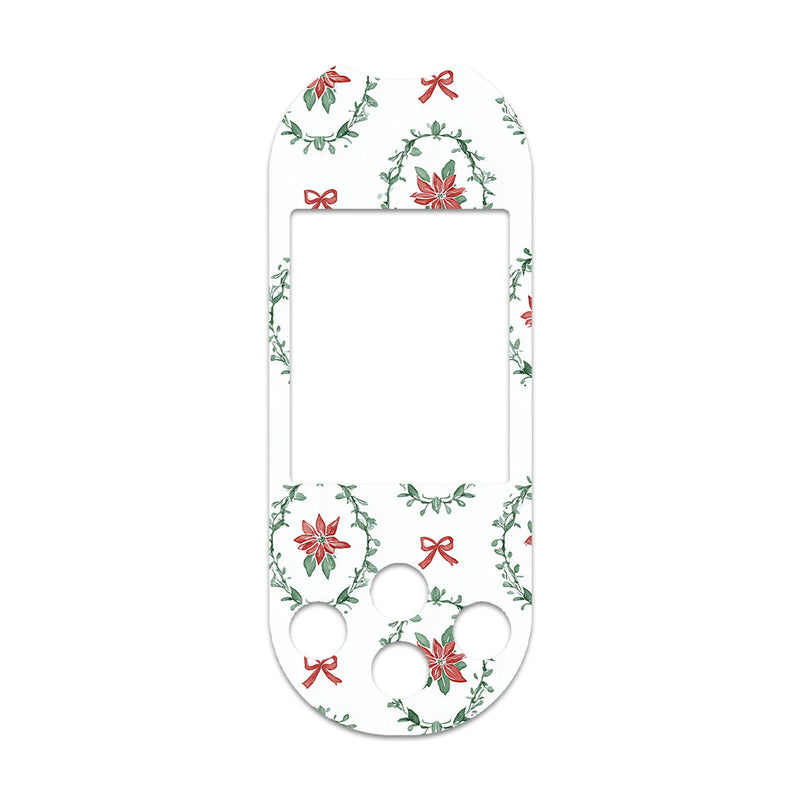 Peelz Poinsettia Parade OneTouch Verio Reflect Glucometer - Pump Peelz Peelz/Stickers