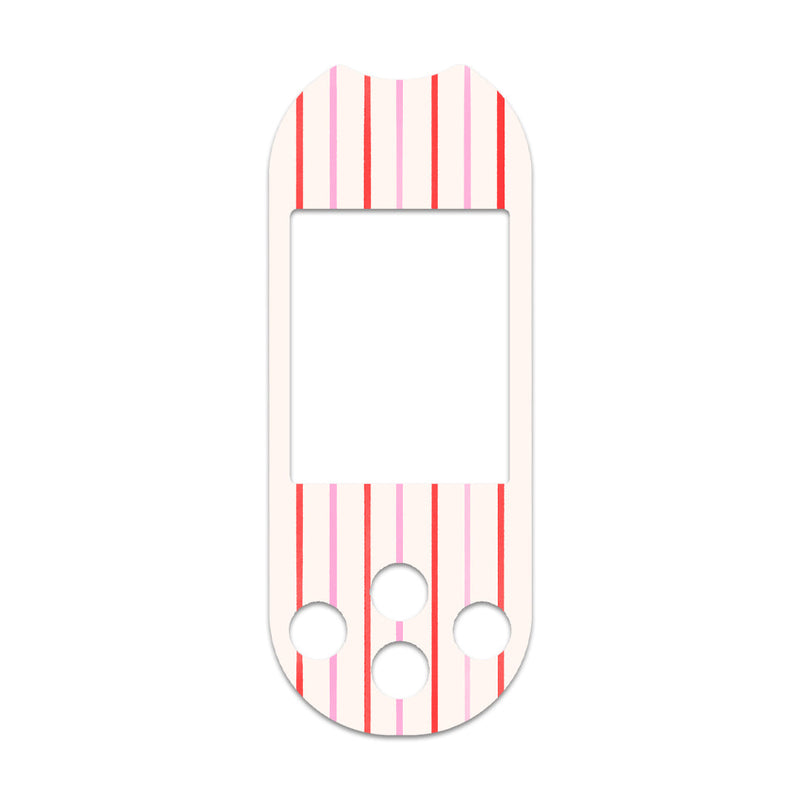 Peelz Peppermint Stripes OneTouch Verio Reflect Glucometer - Pump Peelz Peelz/Stickers